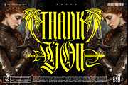 Mortal Blade Typeface, a Blackletter Font by alit design (Thumbnail 20 of 20)