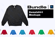 Gildan Sweatshirt Mockups Bundle, a Hoody Mockup by creativsupply (Thumbnail 2 of 5)