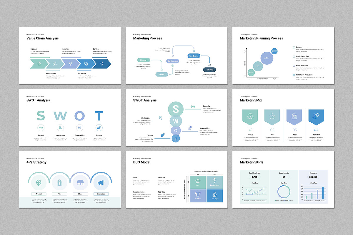 Marketing Plan PowerPoint Template, a Marketing Template by CreativeSlides (Photo 5 of 8)