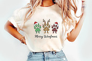 Merry Woofmas PNG, an Illustration by Watercolor design (Thumbnail 2 of 5)