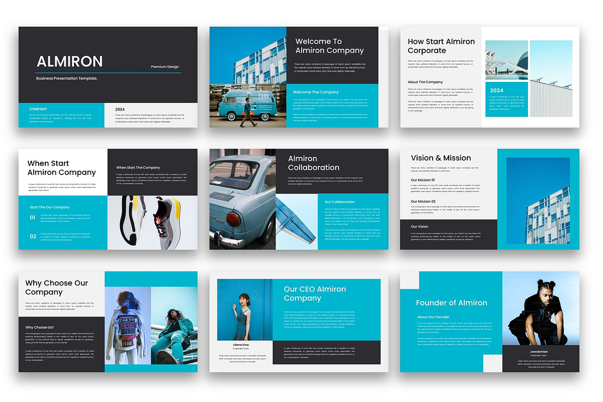 Almiron – Business Google Slide, a Presentation Template by kreatifreya (Photo 2 of 5)