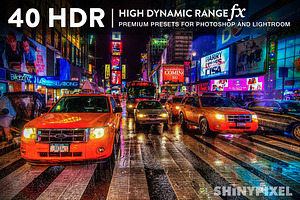 40 HDR Premium Presets for Ps and Lr