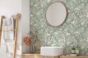 Bright Palm Leaves, a Wallpaper Graphic by MalyskaStudio (Thumbnail 2 of 5)