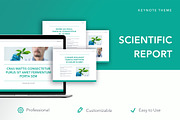 Scientific Report Keynote Theme, a Presentation Template by Jumsoft (Thumbnail 1 of 16)