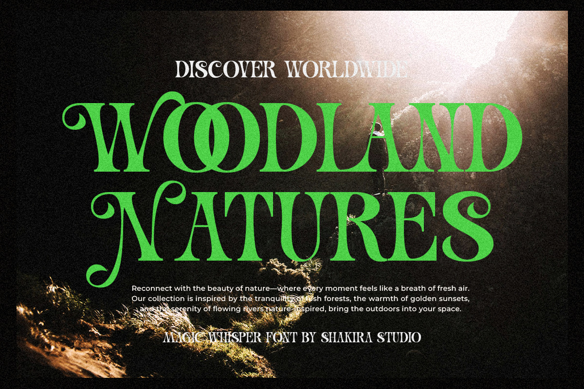 Magic Whisper - Dramatic Serif Font, a Serif Font by Shakira Studio (Photo 6 of 10)