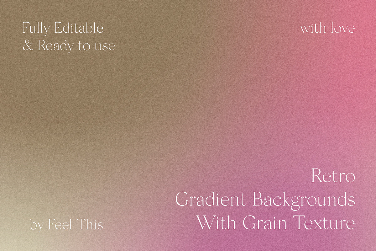 Retro Vintage Gradient Textures PS, an Object Graphic by Feel This (Photo 17 of 19)