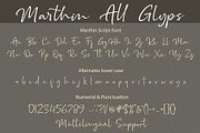 Marthin - Script Font, a Script Font by Subectype Studio (Thumbnail 13 of 14)