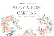 Peony & Rose Gardens - Library, a Decorative Illustration by Isabelle Salem (Thumbnail 7 of 11)