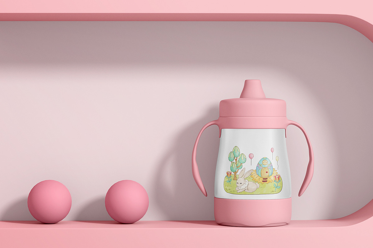Bunny Easterland – Watercolor Easter, an Animal Illustration by CreativeValuation (Photo 11 of 11)