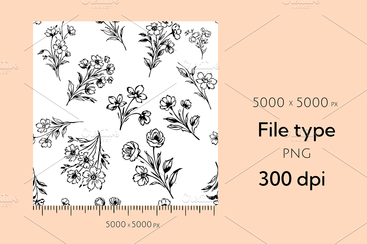 ROUGH BOTANICAL SKETCHES Vector, an Illustration by Casa Mandarina (Photo 10 of 10)