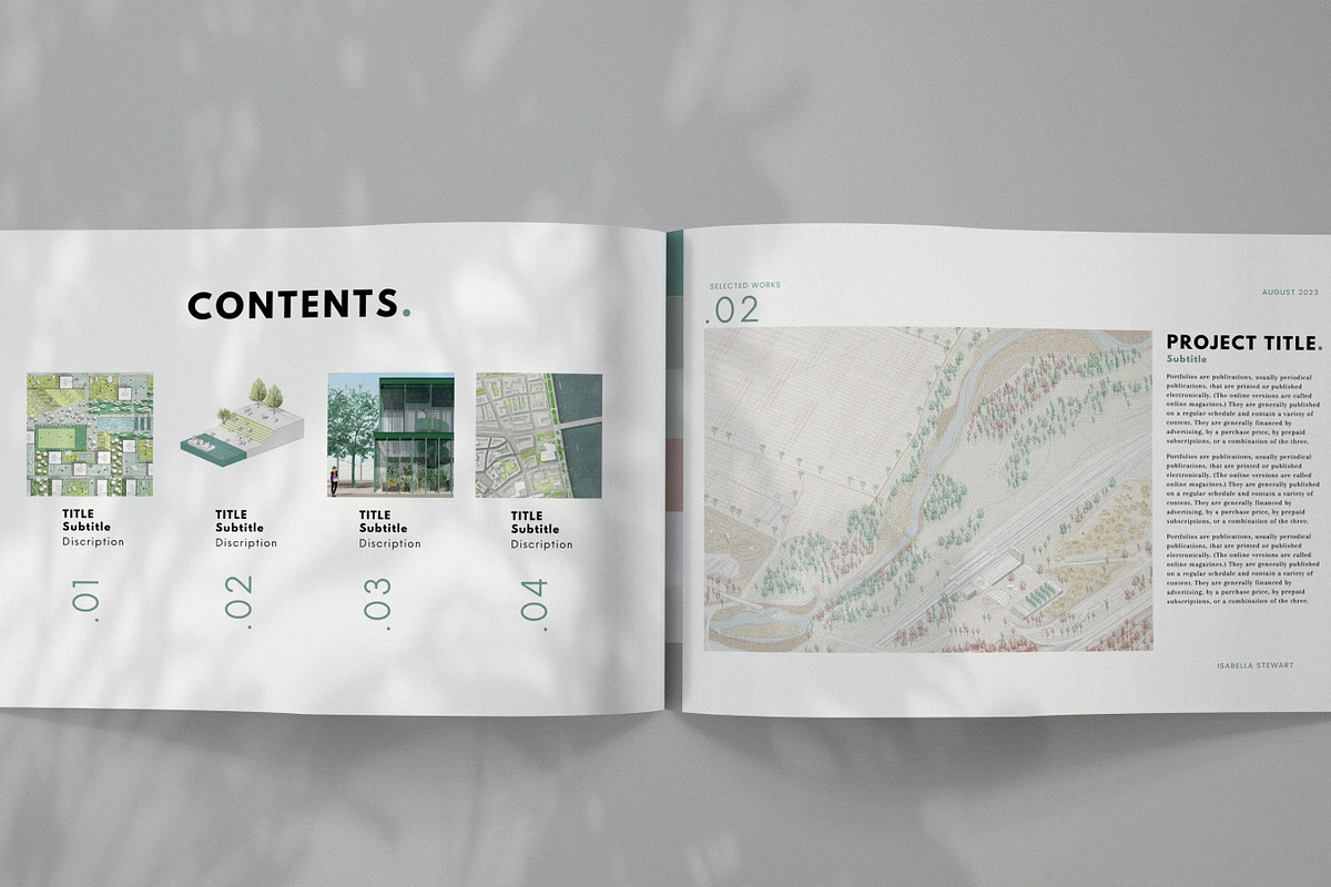 Architecture Portfolio Template, a Branding & Logo Template by Templits (Photo 4 of 10)