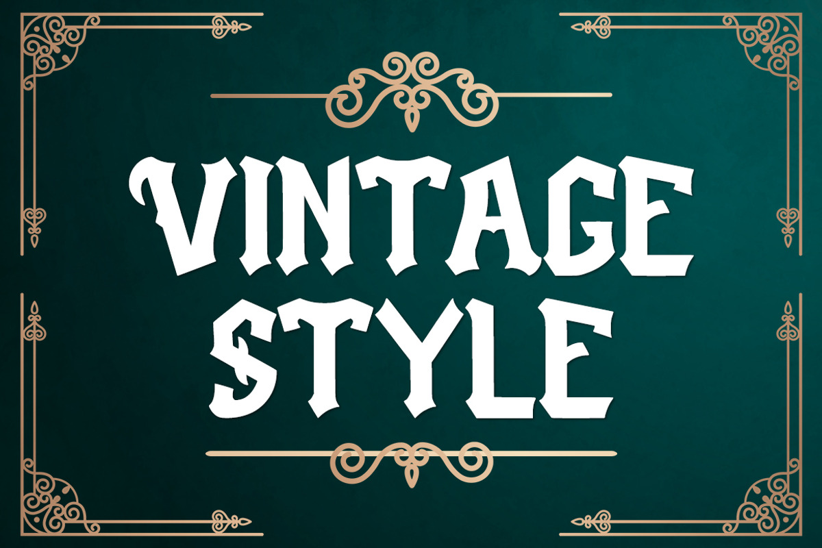 PremiumImperial - Blackletter Font, a Blackletter Font by AQR Studio (Photo 6 of 9)