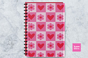 Mid Mod Love Patterns collection, a Pattern Graphic by Yasmine Patterns (Thumbnail 5 of 8)