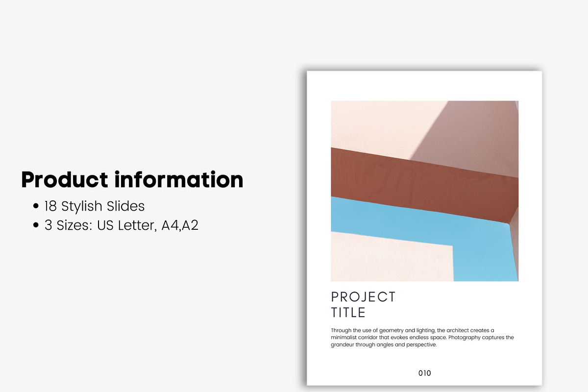 Architecture Portfolio Template, a Presentation Template by Templits (Photo 9 of 10)