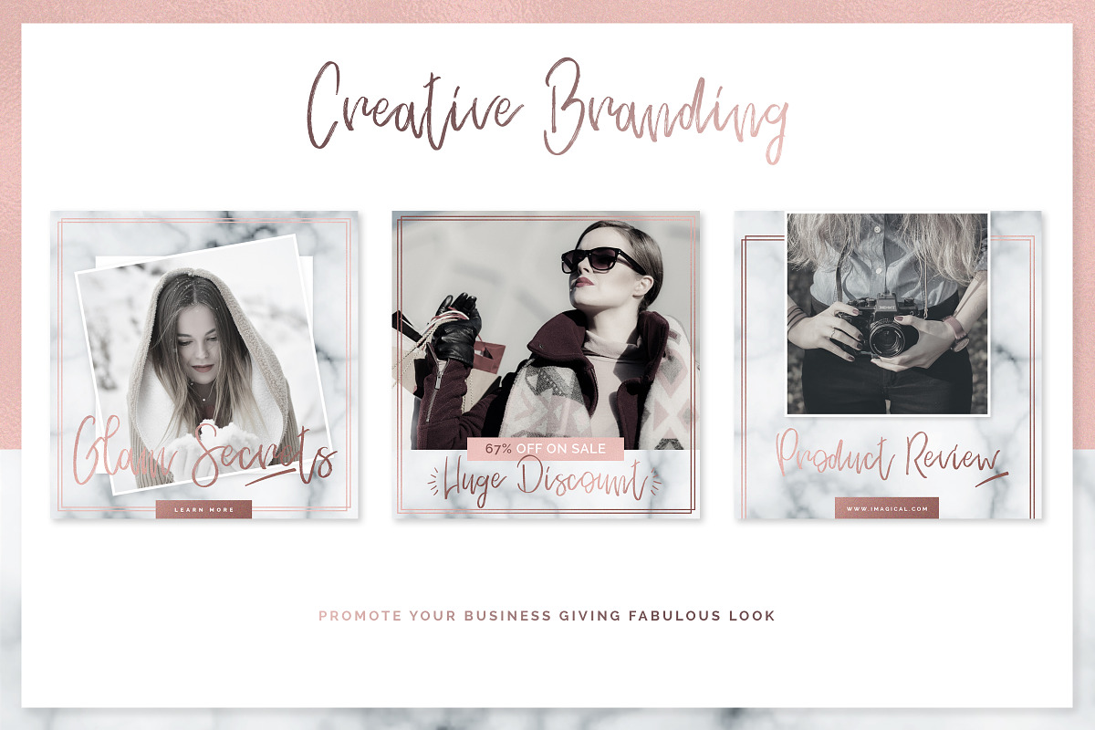 IMAGICAL Social Media Pack, a Social Media Template by Typography Prime (Photo 4 of 11)