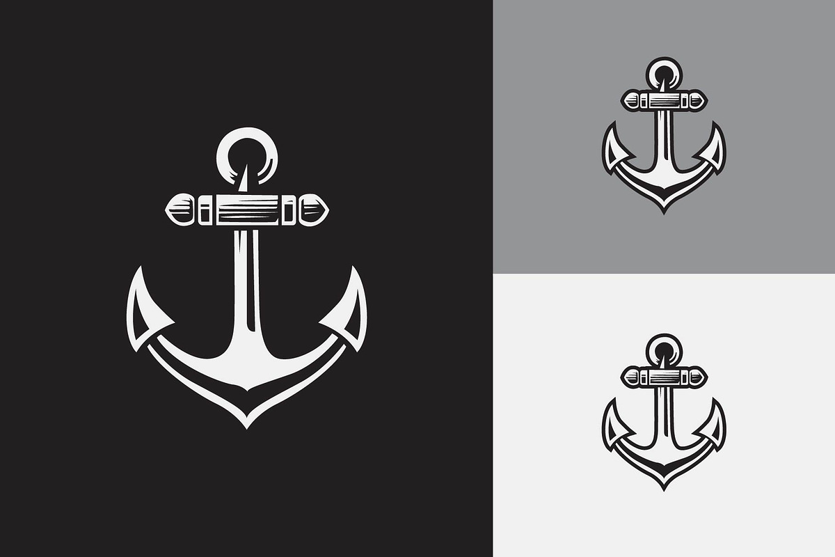 Anchor For Marine Ship Navy Logo, a Branding & Logo Template by funpixel