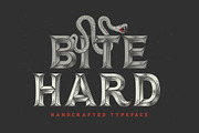 Bite Hard font, a Font by Gleb Guralnyk (Thumbnail 1 of 4)