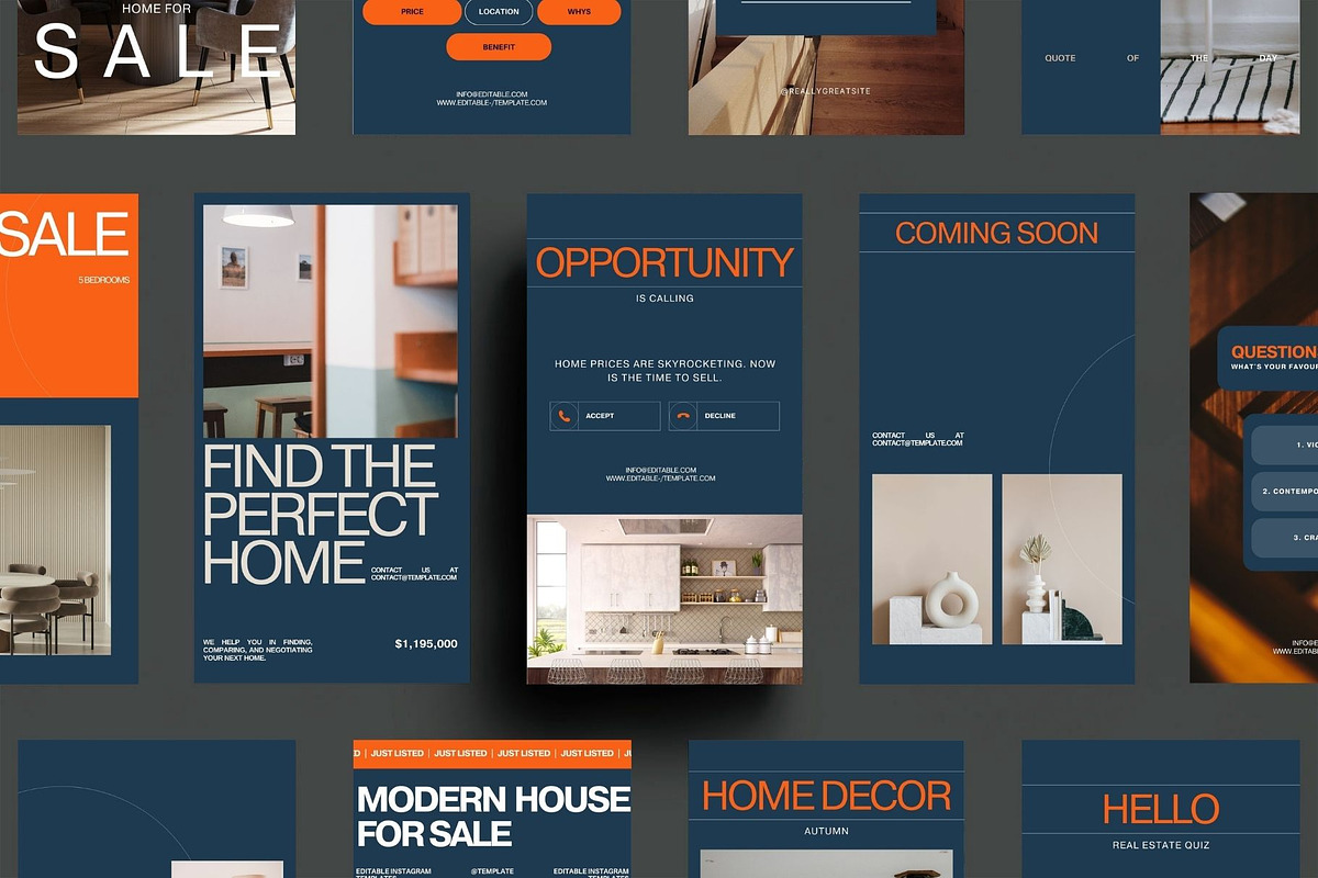 140 Luxury Real Estate Template, a Social Media Template by Prapti Design (Photo 2 of 12)