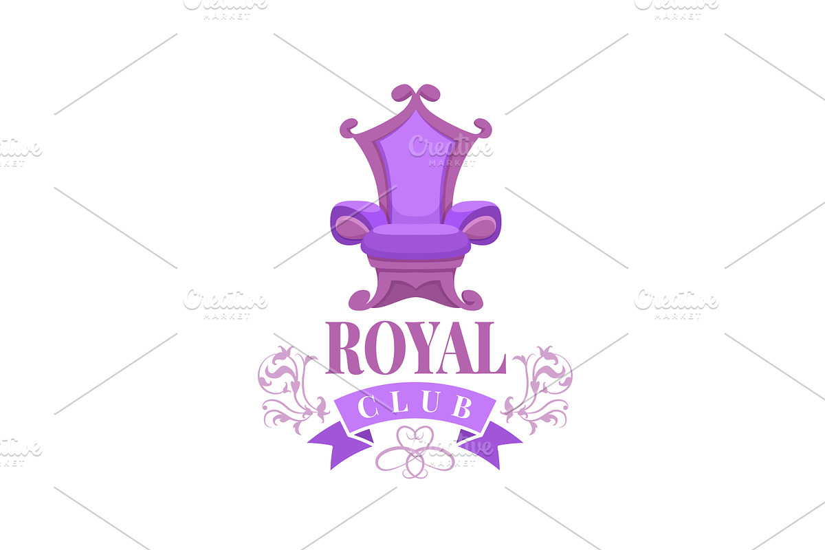 Royal club. luxury logo template, an Object Illustration by Onyx