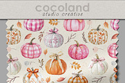 Pumpkin Pastel Seamless Pattern, a Pattern Graphic by Kreeya Art Shop (Thumbnail 8 of 9)