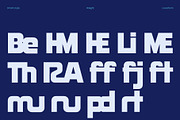 Quedora – Boxy Minimalist Font, a Sans Serif Font by Casloop Studio (Thumbnail 3 of 10)
