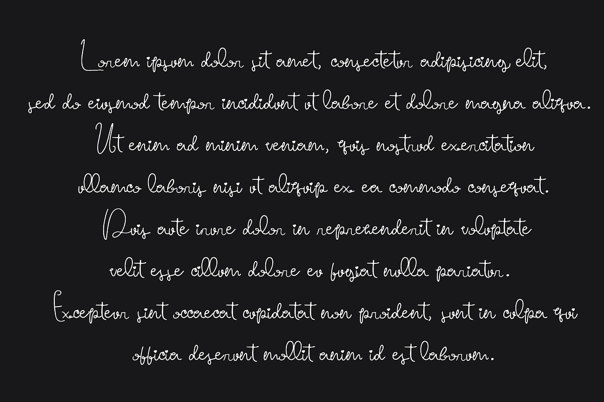 zaline font preview 5