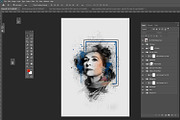 Artistic Watercolor Canvas Art, an Action Add-On by MRI STUDIO (Thumbnail 12 of 18)