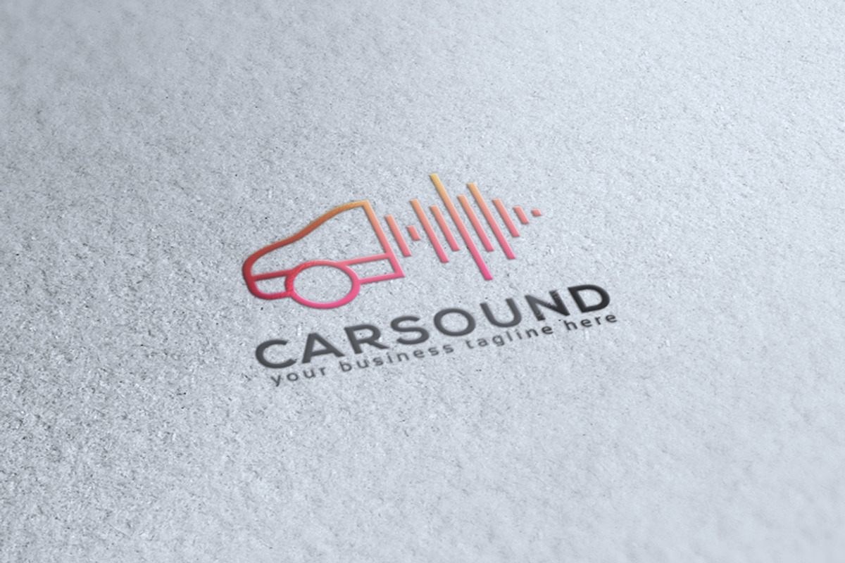 Car Sound Logo, a Branding & Logo Template by Slim Studio