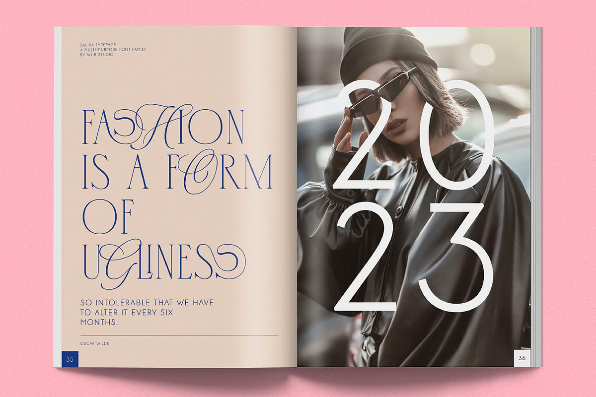 Salira Typeface, a Sans Serif Font by wubstudio (Photo 9 of 15)