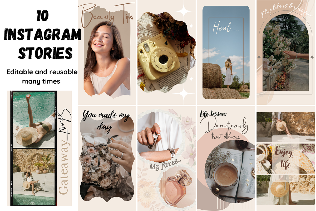Aesthetic Instagram Template, a Templates & Theme by EffahArt (Photo 3 of 5)