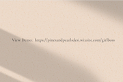 Wix Website Template - Girl Boss, a Wix Template by pinesandpearls (Thumbnail 9 of 9)