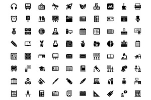 320 School And Education Glyph Icons