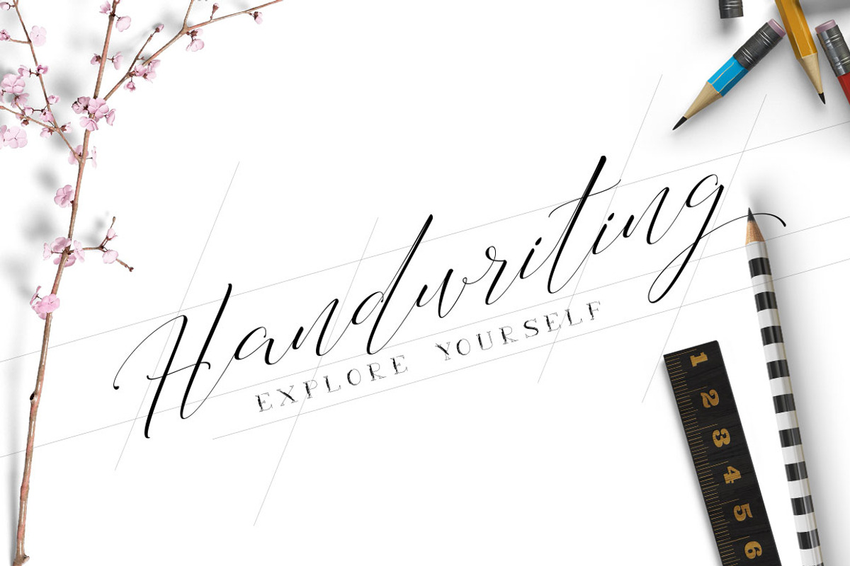 Bounderas Script, a Script Font by individuel (Photo 3 of 8)