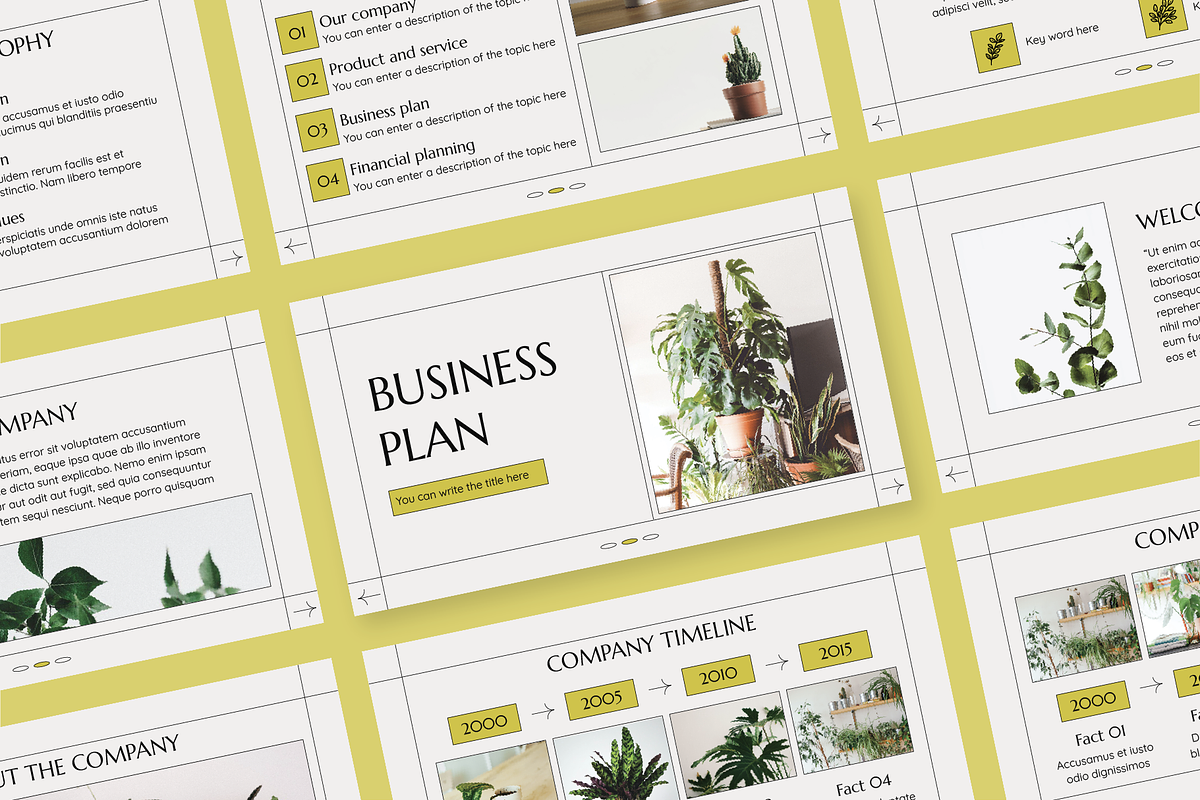 Business Plan Presentation Template, a Presentation Template by Hamocreate (Photo 1 of 5)