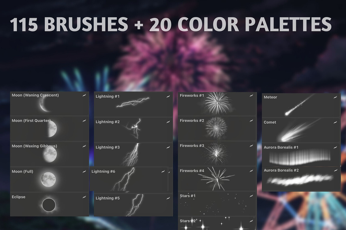 Environment Brushes for Procreate, a Brush Add-On by ArtbyHien (Photo 8 of 8)