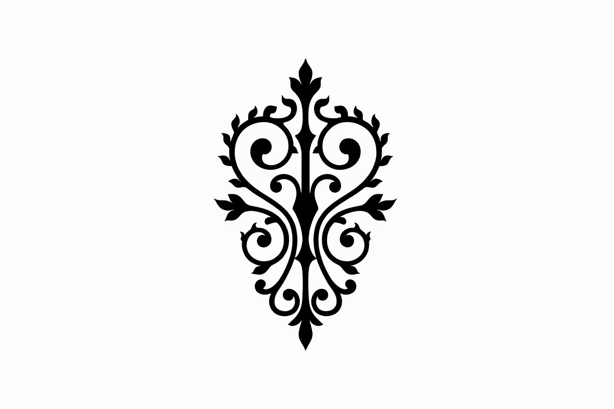 Retro Ornament Vector Silhouette Bun, an Illustration by jahid234 (Photo 5 of 9)