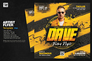 Artist Flyer Template, a Flyer Template by Tarommir (Thumbnail 1 of 3)