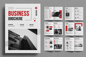 Business Brochure Template Layout, a Brochure Template by ContestDesign