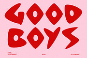 GF Strouk - Display Font, a Font by GroovyFontCo (Thumbnail 3 of 8)