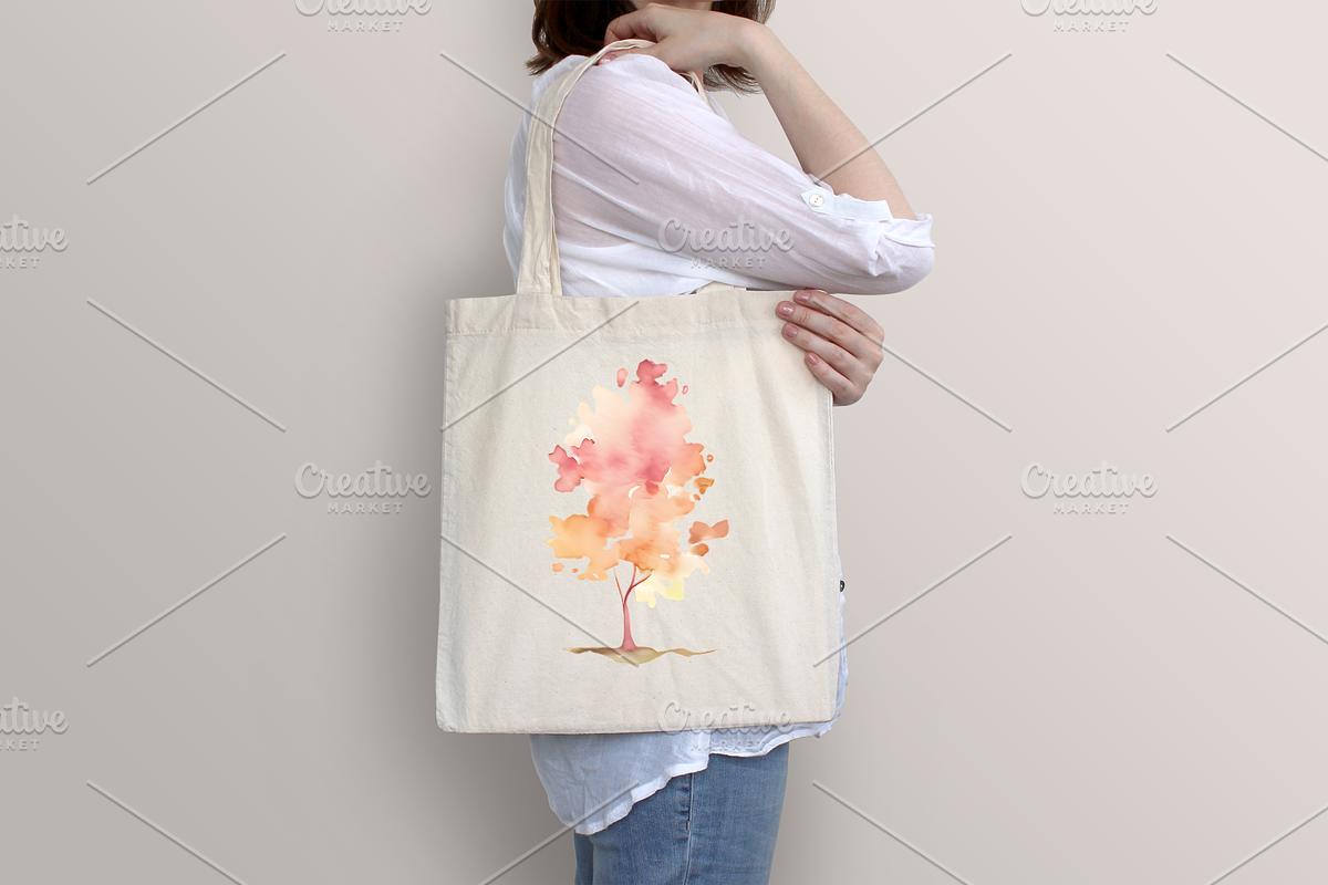 Watercolor tree sublimation clipart, an Object Illustration by Shahjahangdb1 (Photo 2 of 4)
