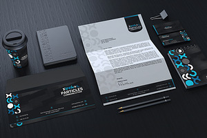 Black And Blue Corporate Identity