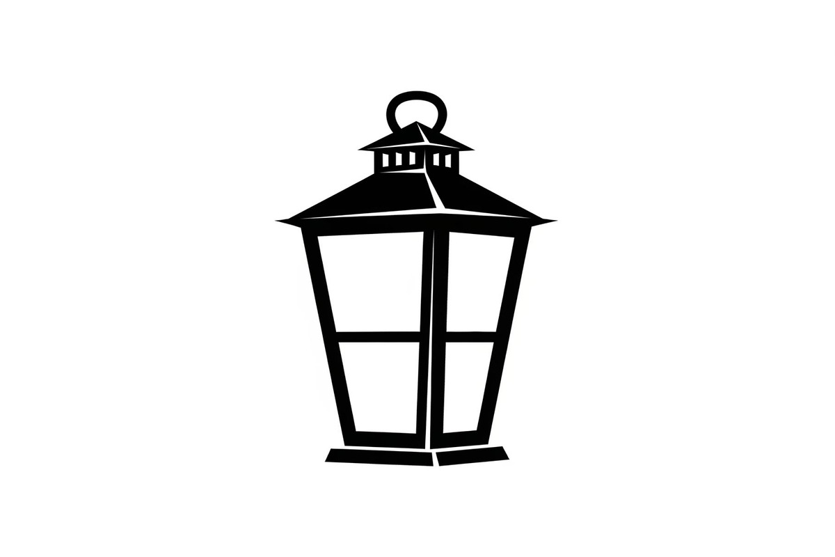 Vintage Street Lantern Silhouette Bu, an Illustration by hafijul (Photo 28 of 51)