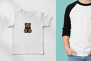 Cute Holiday Bear Logo, a Branding & Logo Template by Vectorium Studio (Thumbnail 2 of 2)