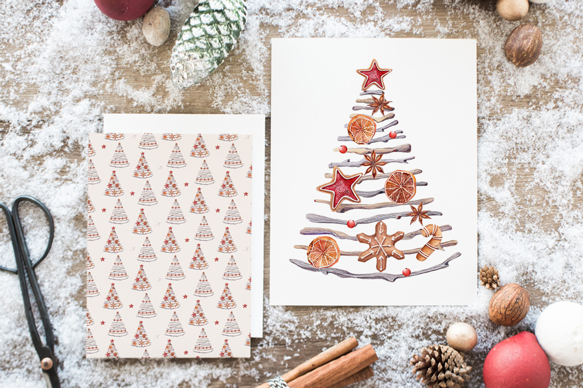 MERRY&SWEET Watercolor set, an Illustration by Lemaris (Photo 5 of 8)