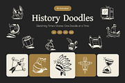 Animated History Drawing Art Set, an Outline Icon by Vectors Market (Thumbnail 1 of 4)
