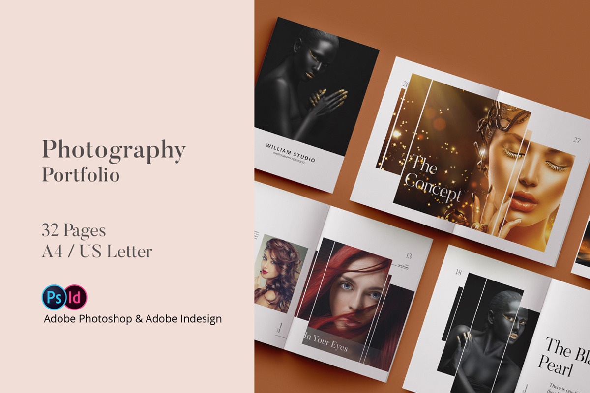 Photography Portfolio, a Brochure Template by adekfotografia (Photo 1 of 13)