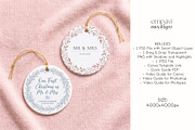 Round Ornament Mockup Set of 2, a Household Mockup by EmpaviMockups (Thumbnail 5 of 5)