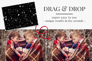 Falling Snow photo overlays, a Layer Style Add-On by BrownLeopard (Thumbnail 3 of 6)