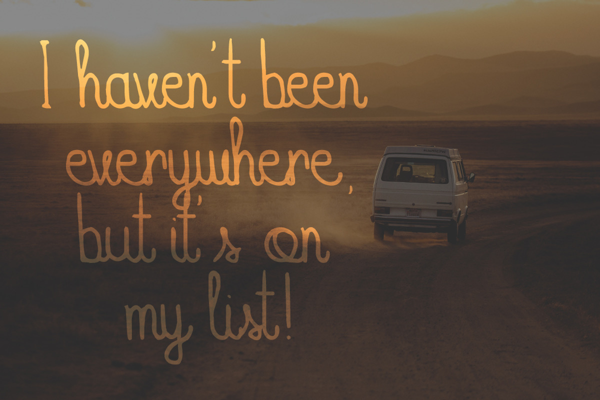 Traveler Font + BONUS pack preview 2