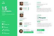 15 E-Mail Signature, a Templates & Theme by thirtyfish (Thumbnail 2 of 3)
